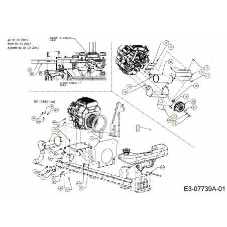 TUBO DI SCARICO 651-04379A ORIGINALE MTD | NewgardenParts.com