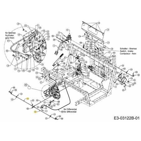 TUBO FRENO POSTERIORE 727-04228 ORIGINALE MTD | NewgardenParts.com
