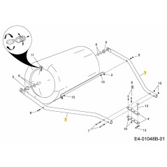 ATTELAGE TUBE AF-46837 ORIGINAL MTD | NewgardenParts.com