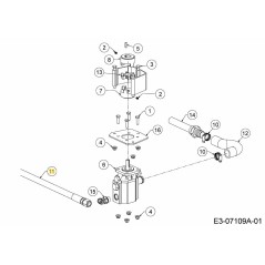 MANGUERA HIDRÁULICA 727-04288 ORIGINAL MTD | NewgardenParts.com