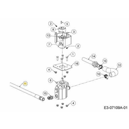 HOSE-HYDRAULIC 727-04288 ORIGINAL MTD | NewgardenParts.com