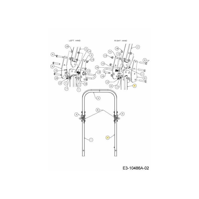 TUBE LOWER ROPS RH 680-00555-CY ORIGINAL MTD