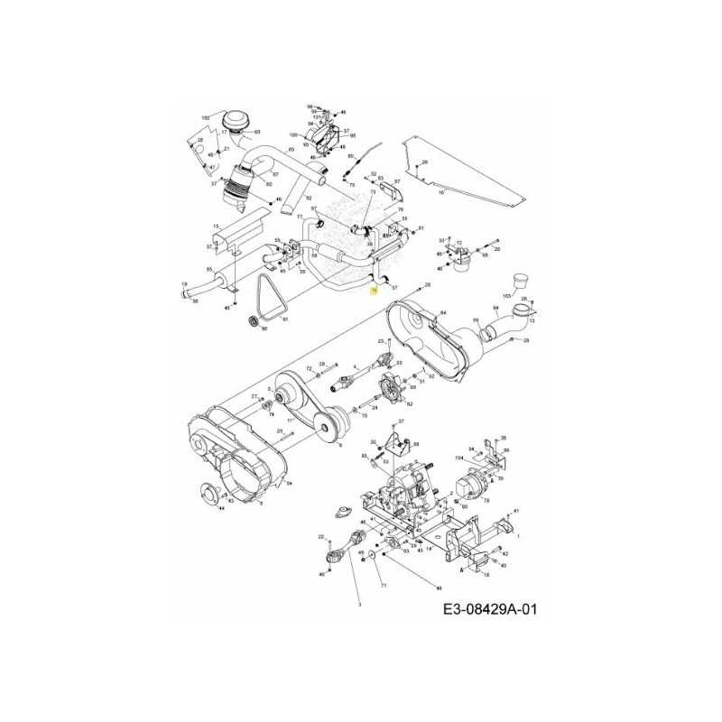 TUBO RADIATORE INFERIORE 751-10893 ORIGINALE MTD