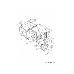 TUBO DA LATERALE DESTRO 749-04227637 ORIGINALE MTD | NewgardenParts.com