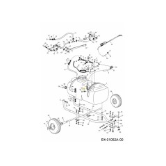 SUPPORTO PER TUBO FLESSIBILE AF-45180 ORIGINALE MTD | NewgardenParts.com