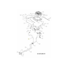 HOSE: RADIATOR 751-10256 ORIGINAL MTD