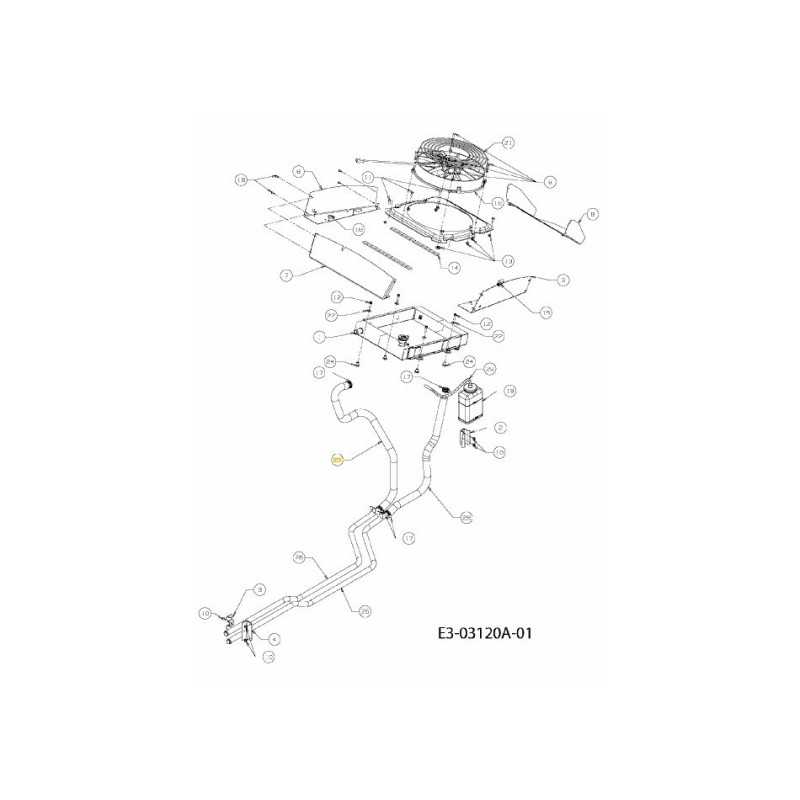 HOSE: RADIATOR 751-10256 ORIGINAL MTD