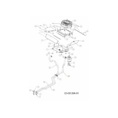 TUBO RADIATORE 751-10261 ORIGINALE MTD | NewgardenParts.com