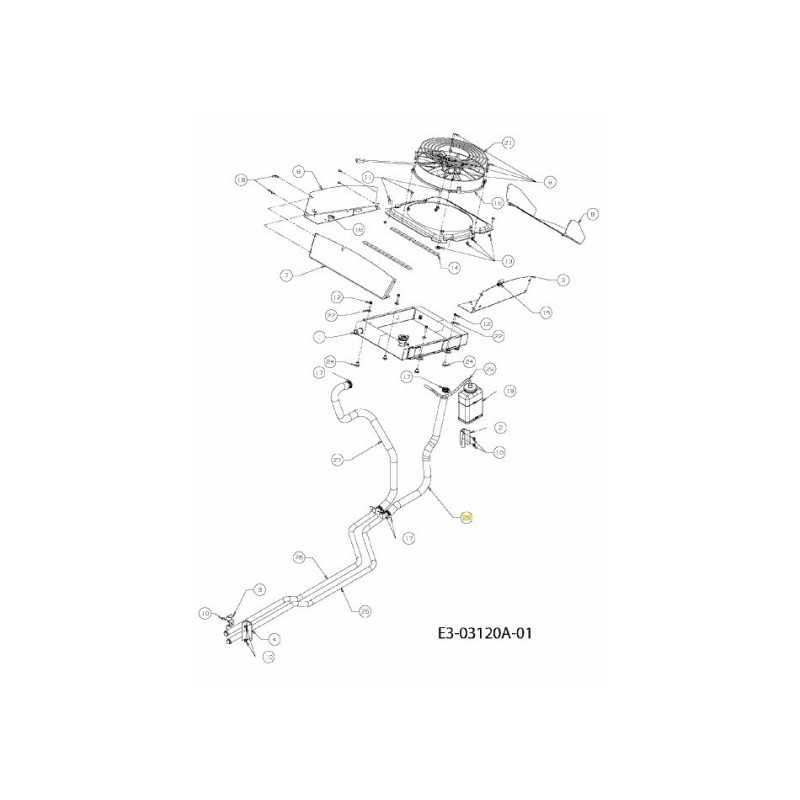 HOSE: RADIATOR 751-10261 ORIGINAL MTD
