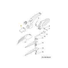 Botón giratorio 7031200 ORIGINAL MTD | NewgardenParts.com