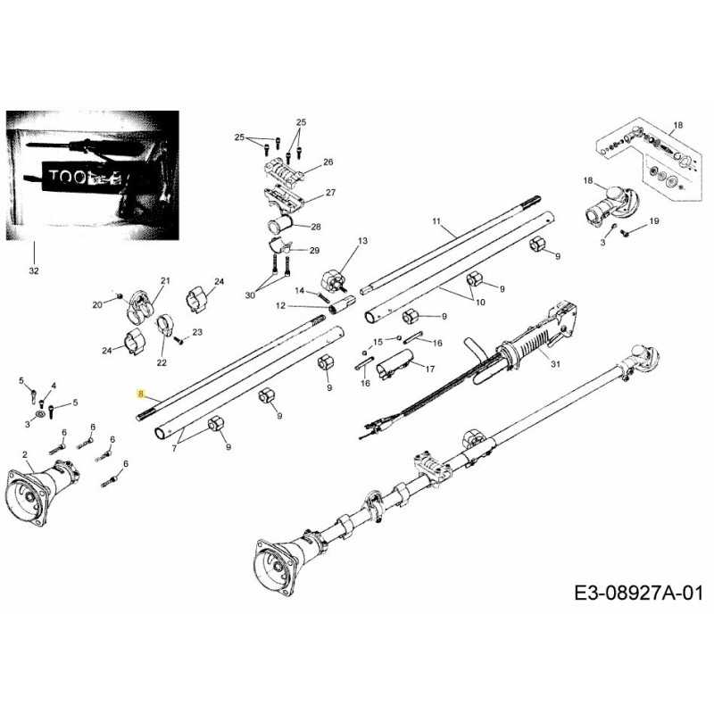 UPPER DRIVE SHAFT 092.63.482 ORIGINAL MTD