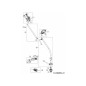 ALBERO FLESSIBILE SUPERIORE 753-06216 ORIGINALE MTD