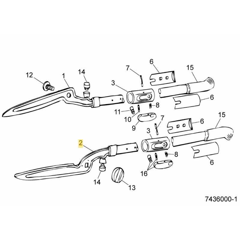 UPPER BLADE RP-2 7423020 ORIGINAL MTD