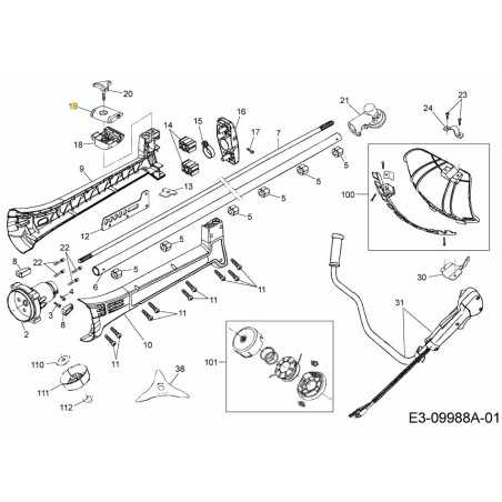 ABRAZADERA SUPERIOR 092.63.900 ORIGINAL MTD | NewgardenParts.com