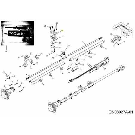 ABRAZADERA SUPERIOR 092.63.493 ORIGINAL MTD | NewgardenParts.com