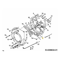 Oberes Häckselmesser 781-0599 Original MTD | NewgardenParts.com