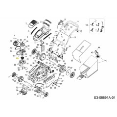 LAMA DI MONTAGGIO DELL'ADATTATORE 725-06283 ORIGINALE MTD