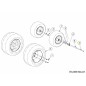 Vis hexagonale 1/2-20 x 9,50 01009288 d'origine MTD Vis hexagonale 1/2-20 x 9,50 01009288 d'origine MTD