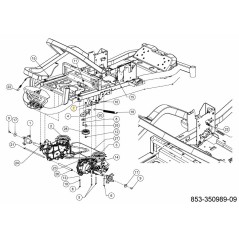 Sechskantflanschschraube 3/8-16x1,50 710-06749 Original MTD