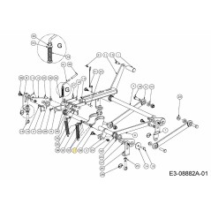 VITE TESTA ESAGONALE 1/4-20X5.0 710-05418 ORIGINALE MTD | NewgardenParts.com