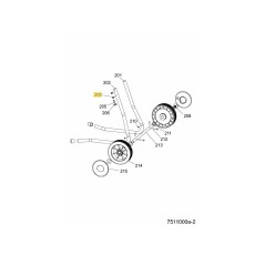 Vite L2 3.01.02.32.066R 7511189 ORIGINALE MTD | NewgardenParts.com