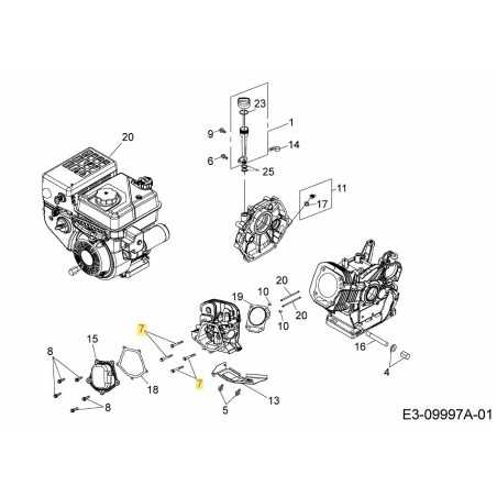 VITE M4-0.7X55 710-04965 ORIGINALE MTD | NewgardenParts.com