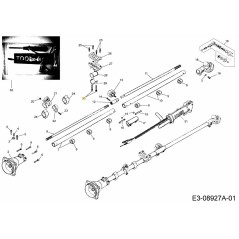 Vis M5x45 092.63.497 d'origine MTD