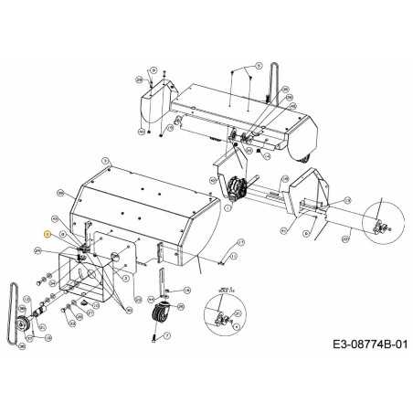 VITE M8X1.25 50.00-8.8 710-06381 ORIGINALE MTD | NewgardenParts.com