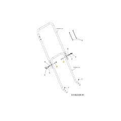 Schraube M8x45Mu 4.6 DIN 603 710-1375 ORIGINAL MTD