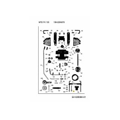 TORNILLO 4HO-M57 ORIGINAL MTD