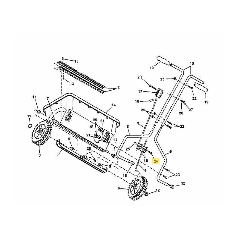 TRALICCIO A VITE HD MACH AF-43346 ORIGINALE MTD