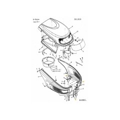 VITE M6X16 ZN5GLCB DIN 7985 710-1389 ORIGINALE MTD | NewgardenParts.com