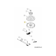 VOLANT MOTEUR 751-15736 ORIGINAL MTD | NewgardenParts.com