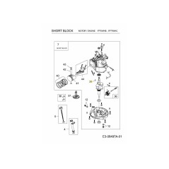 FLYWHEEL KEY 751-10307 ORIGINAL MTD | NewgardenParts.com