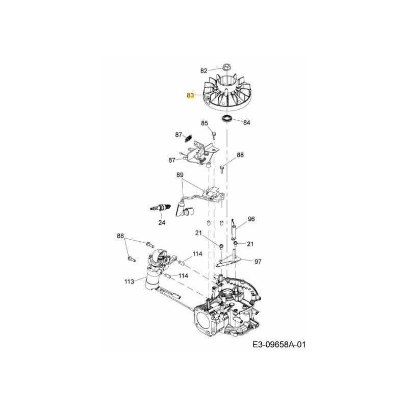 VOLANT MOTEUR 751-15491 ORIGINAL MTD