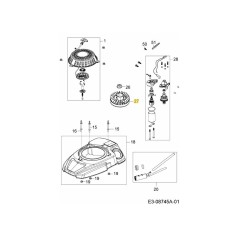 VOLANT MOTEUR 751-14722 ORIGINAL MTD | NewgardenParts.com