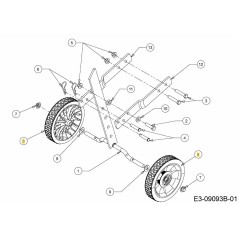 WHEEL 7" 734-06165 ORIGINAL MTD | NewgardenParts.com