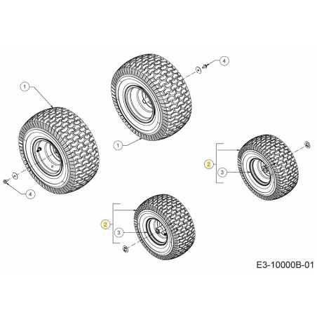 WHEEL CPL. 15X6X6 GRAY 634-05178AGR ORIGINAL MTD | NewgardenParts.com