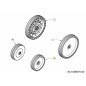 RUEDA COMPLETA 200MM RALENTÍ 634-05046 ORIGINAL MTD