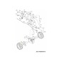 WHEEL CPL. RIGHT 092.61.470 ORIGINAL MTD