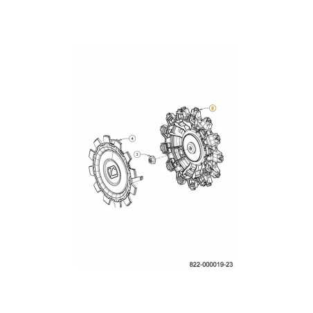 Antriebsrad 622-00751 ORIGINAL MTD | NewgardenParts.com