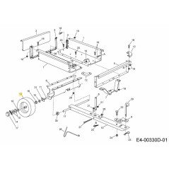 WHEEL, 4.30x3.75x8-3/4 ID AF-43008 ORIGINAL MTD | NewgardenParts.com