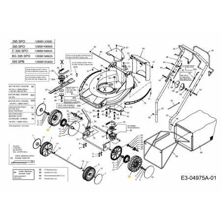 ROUE : 200 mm DE DIAMÈTRE SG-4046840 ORIGINAL MTD | NewgardenParts.com
