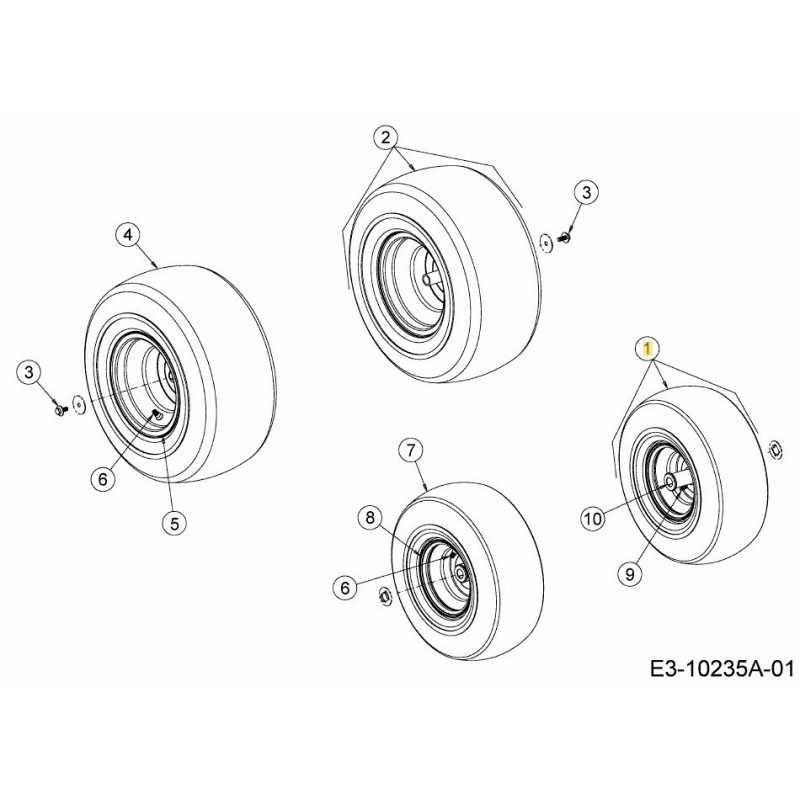 WHEEL CPL. 15X6X6 S-374 PLS 634-05331-CB ORIGINAL MTD