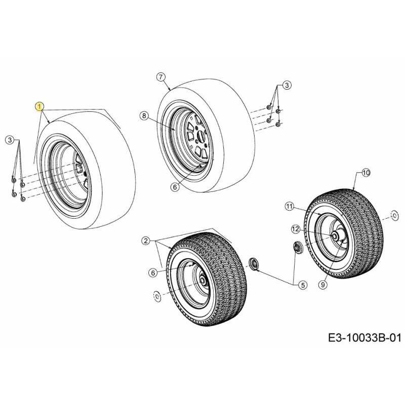 WHEEL:COMPL:22X9.5X12:SQ SH 634-05107-CB ORIGINAL MTD