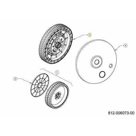 WHL ASM 11" DR BB 634-05910 ORIGINALE MTD | NewgardenParts.com
