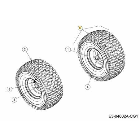 WHL ASM:COMPL:15x6.0x6:SQ SHL 634-04406-CG ORIGINAL MTD | NewgardenParts.com
