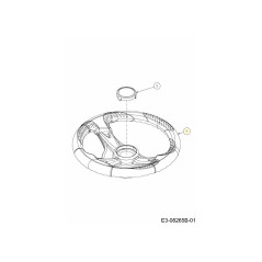 WHL ASM STRG MORBIDA TROY-BILT 631-04560A ORIGINALE MTD | NewgardenParts.com