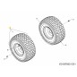 RUEDA: 20.0x8.0x8.0: CUADRADO SH 634-0104-CG ORIGINAL MTD
