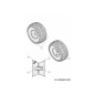 WHL ASM COMPL 15x6x6 SQ SHL 634-05067-CB ORIGINALE MTD